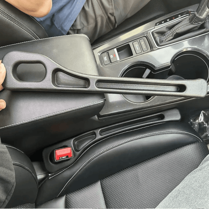Pack of 2 Car Seat Gap Filler Organizer – EVA Car Organizer Fills Gap Between Seat & Console, Universal Fit with Buckle Base, Car Phone Holder wallet key holder Gap Pad for Cars & SUVs - AUTOXPO