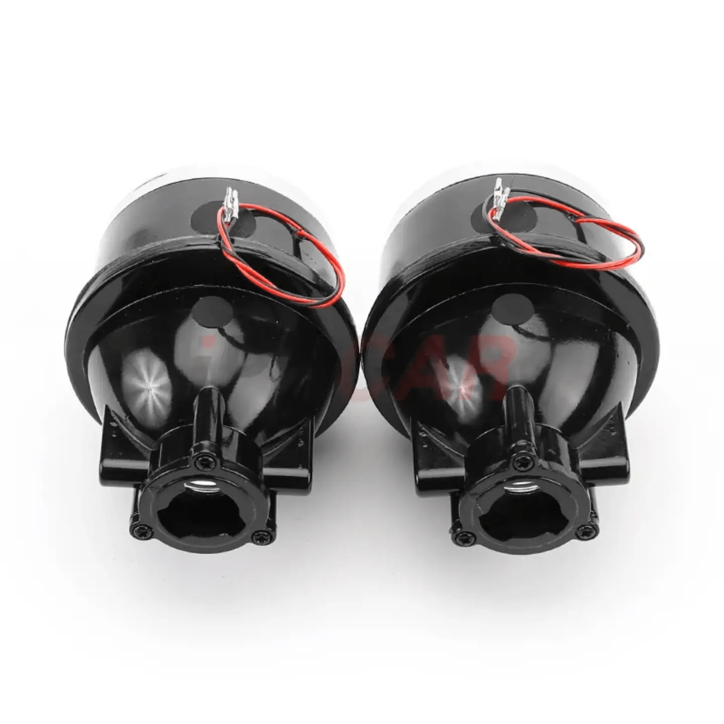 Iphcar M612 Xenon Fog Light with Blue Lens, HID / led 3000K - 6000K, Bi - Xenon bi led Projector. (Note - These are projector lens only with clamps . Bulbs are not included. Bulb fitment type h8/h9/h11) - AUTOXPO