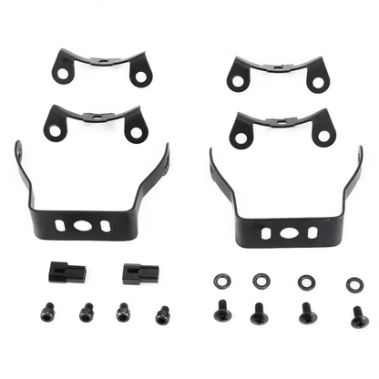 Iphcar M612 Xenon Fog Light with Blue Lens, HID / led 3000K - 6000K, Bi - Xenon bi led Projector. (Note - These are projector lens only with clamps . Bulbs are not included. Bulb fitment type h8/h9/h11) - AUTOXPO