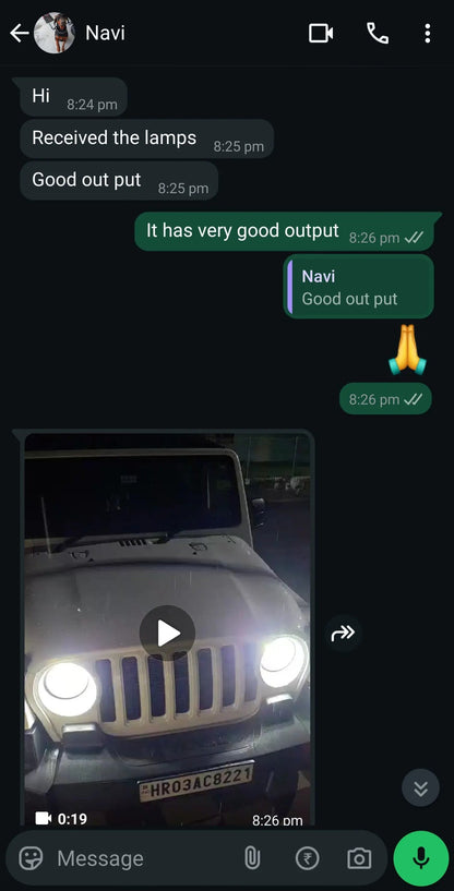 THAR LED HEADLIGHT BULBS H4 360 WATTS PURE WHITE SUPER BRIGHT 🌞 ✨️ - AUTOXPO