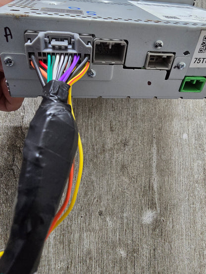 Car clarion stereo coupler maruti suzuki clarion audio system wiring harness grey socket female to male harness oem infotainment plug and play Clarion Car System Adapter