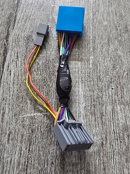 Car clarion stereo coupler maruti suzuki clarion audio system wiring harness grey socket female to male harness oem infotainment plug and play Clarion Car System Adapter